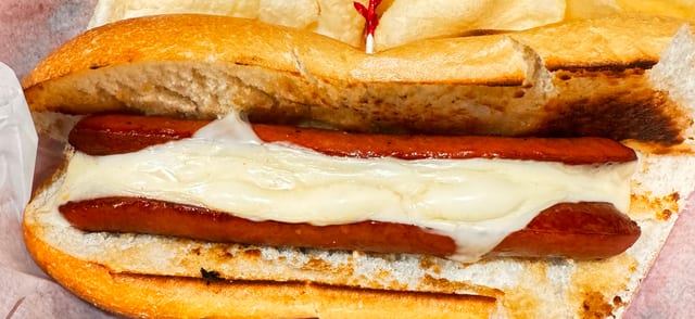 All Beef Hot Dog.
