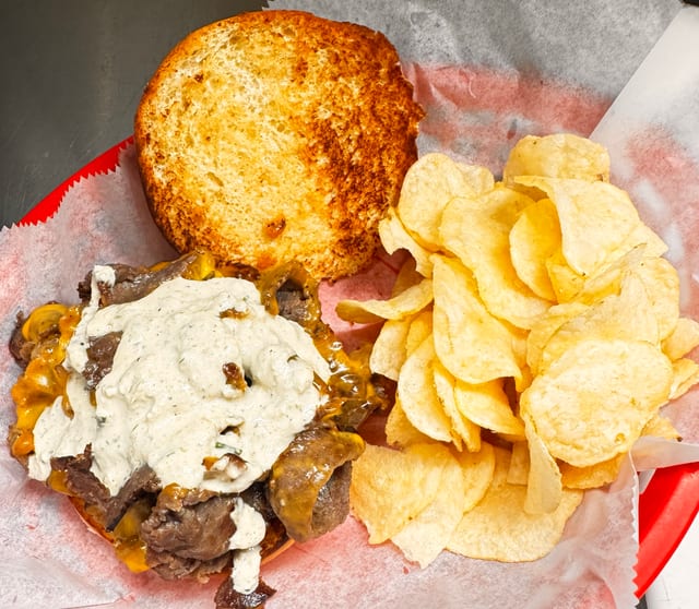 Wrights Ferry Beef and Cheddar.
